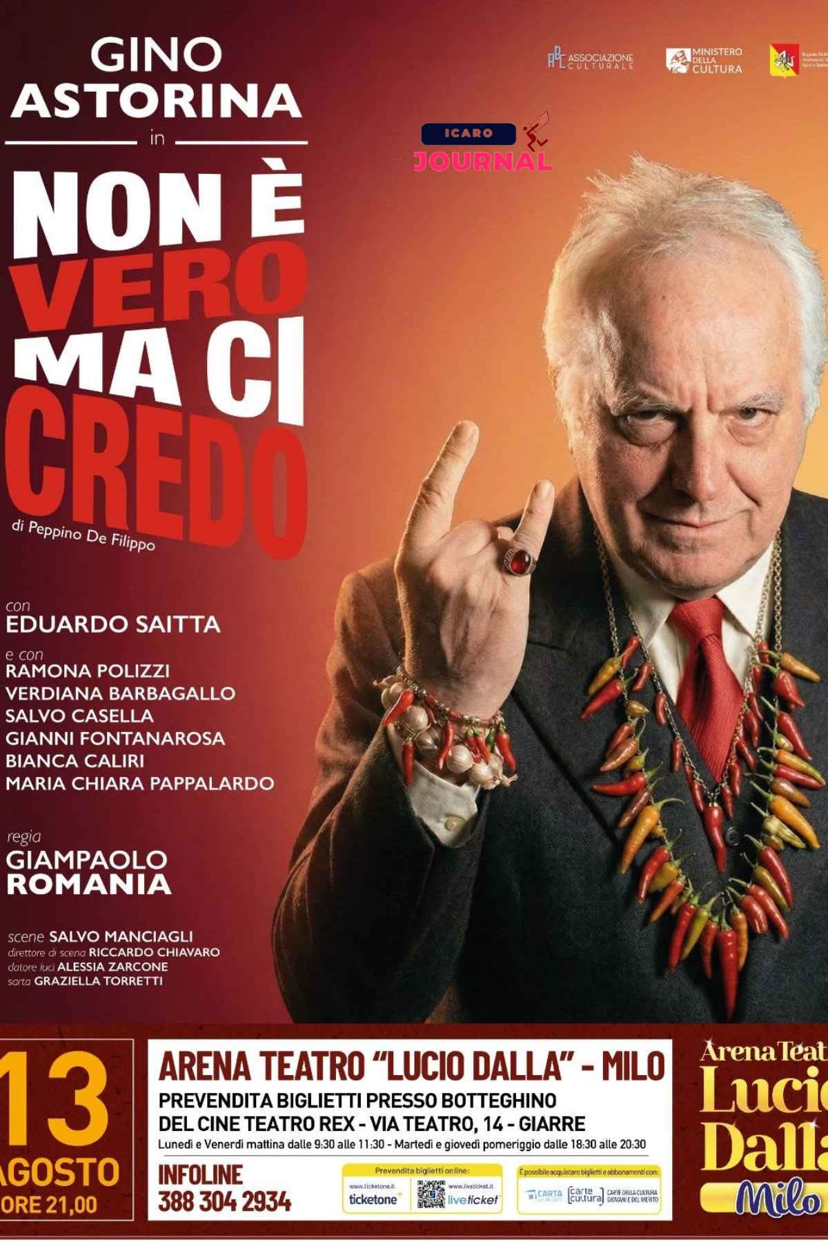 Gino Astorina Non è vero ma ci credo- IcaroJournal
