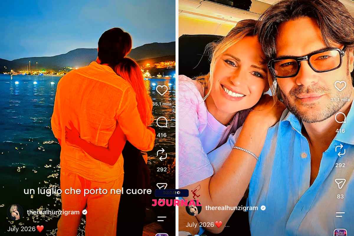 Michelle Hunziker e Giulio Berruti video delle vacanze - IcaroJournal