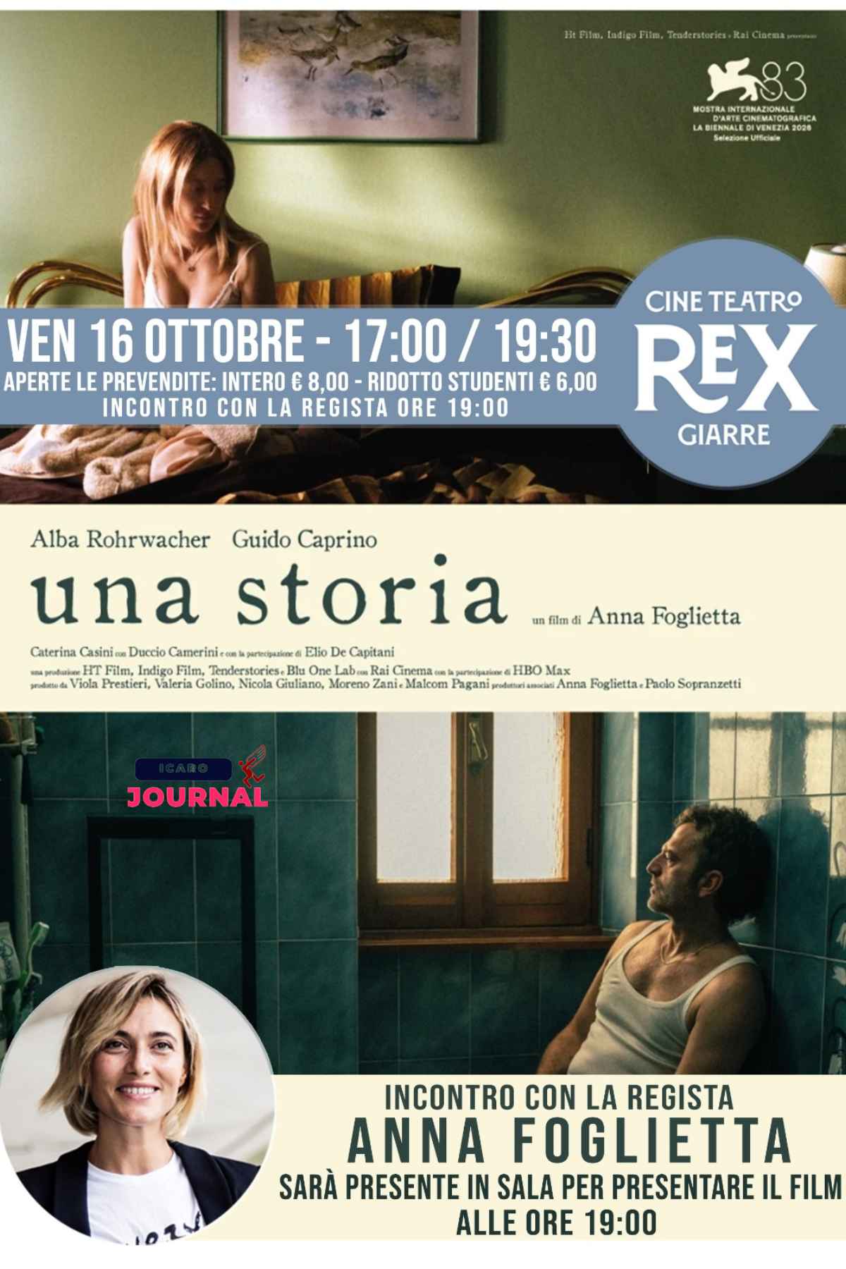 Incontro con Anna Foglietta a Giarre - IcaroJournal