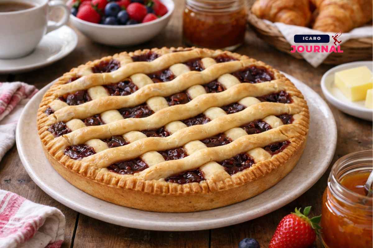 Crostata con marmellata di fragole - IcaroJournal