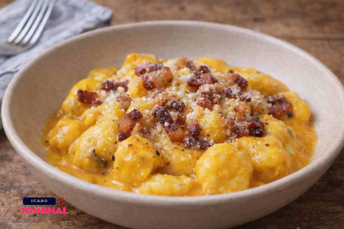 Gnocchi alla zucca con pancetta - IcaroJournal