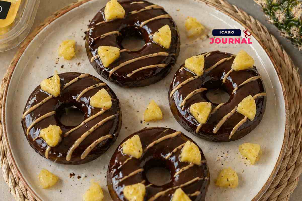 Ciambelline di frutta, non serve accendere il forno, fai tutto in frigo