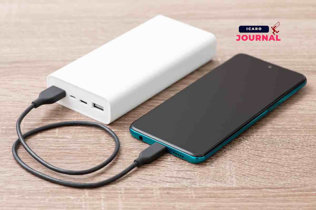 Pawer Bank in aereo - IcaroJournal