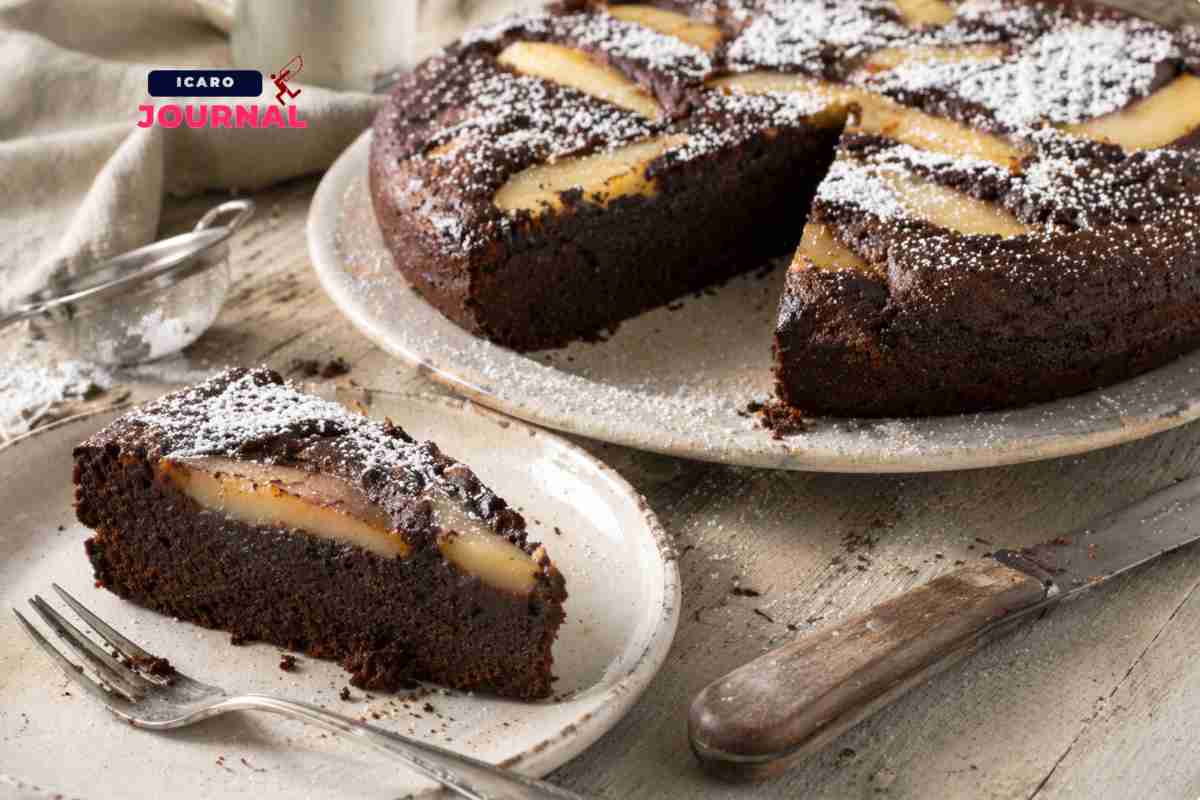 Torta cioccolato e pere senza glutine - IcaroJournal