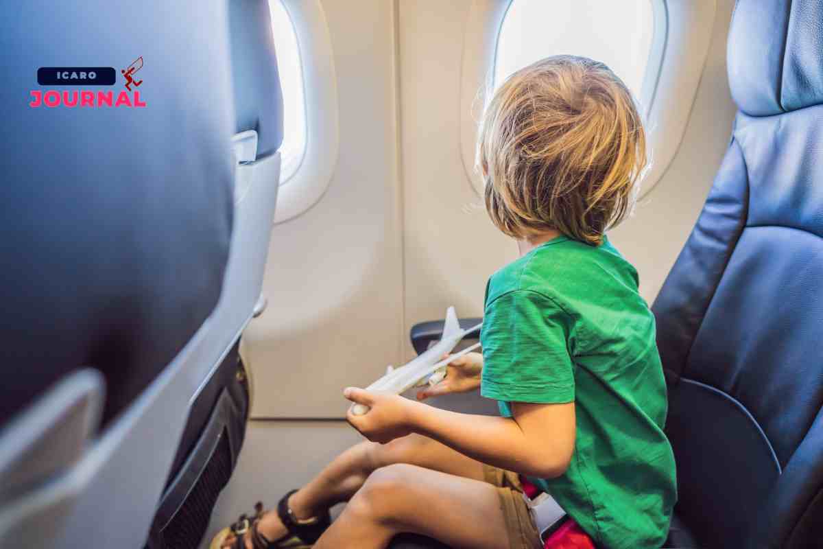 Bambino in aereo come non farlo annoiare - IcaroJournal