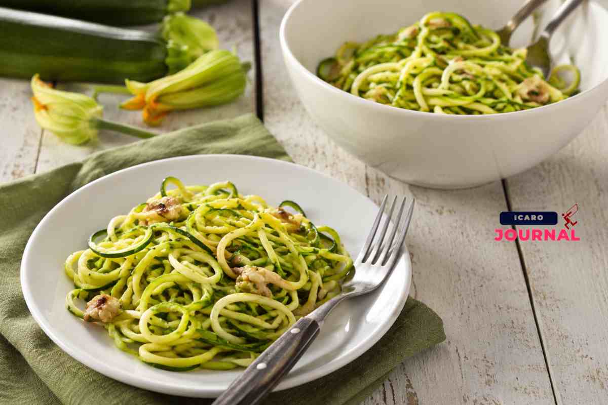 Pasta senza pasta di zucchine - IcaroJournal