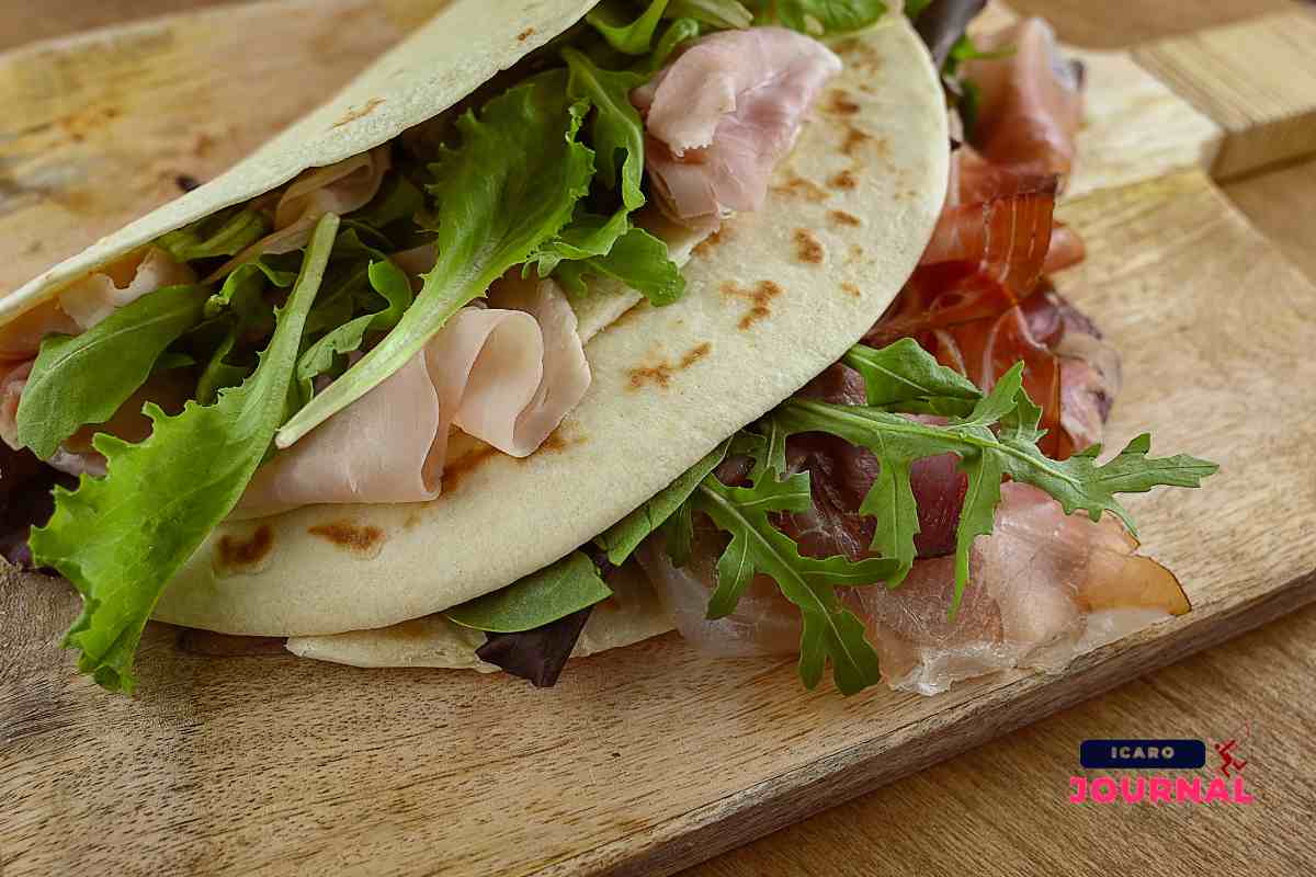 Piadina fatta in casa senza strutto - IcaroJournal