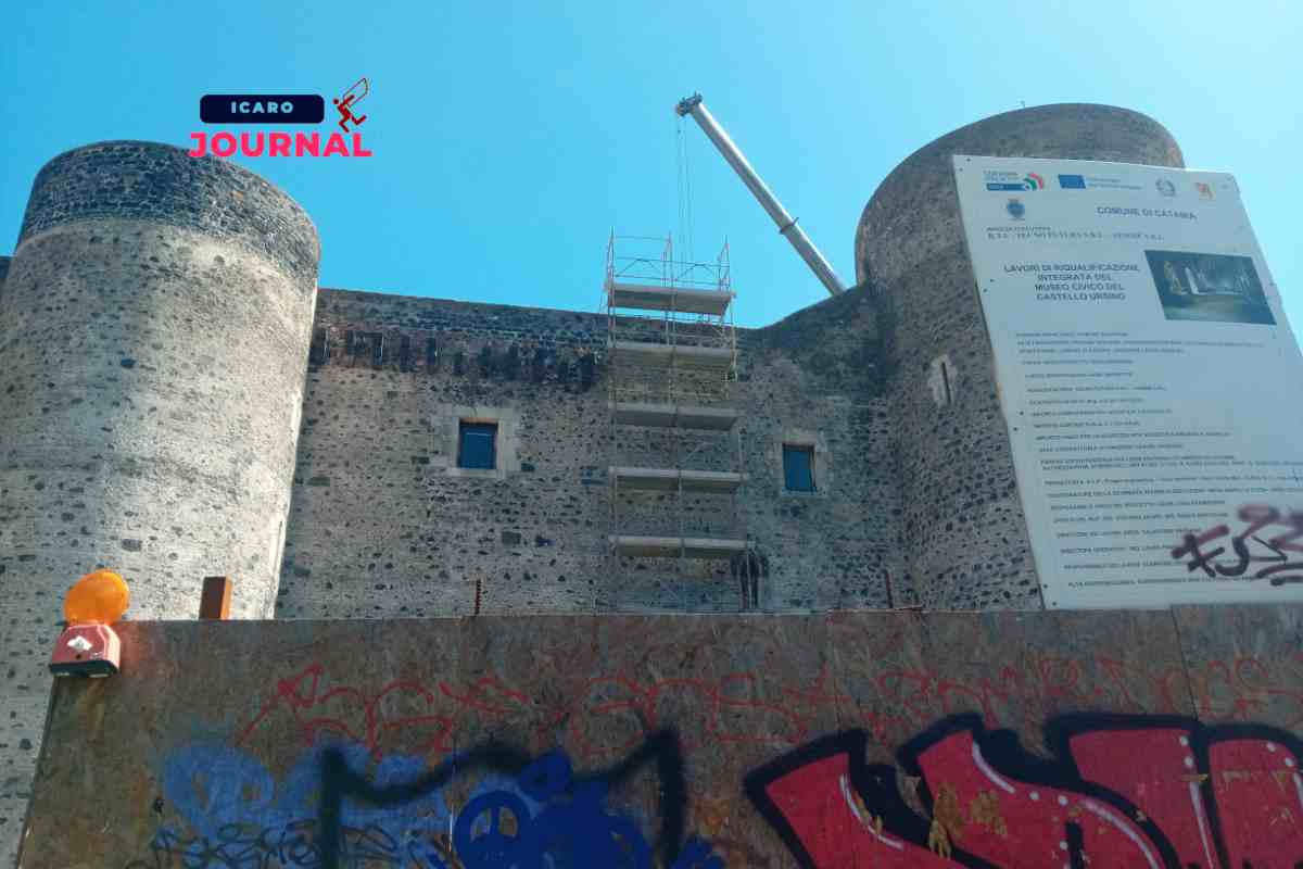 Castello Ursino cemento armato - IcaroJournal (Foto di Vittorio Azzaro)