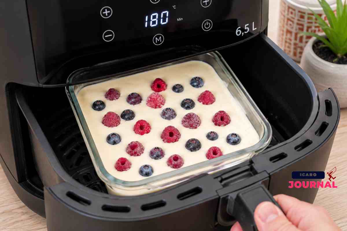 Cheesecake in friggitrice ad aria - IcaroJournal