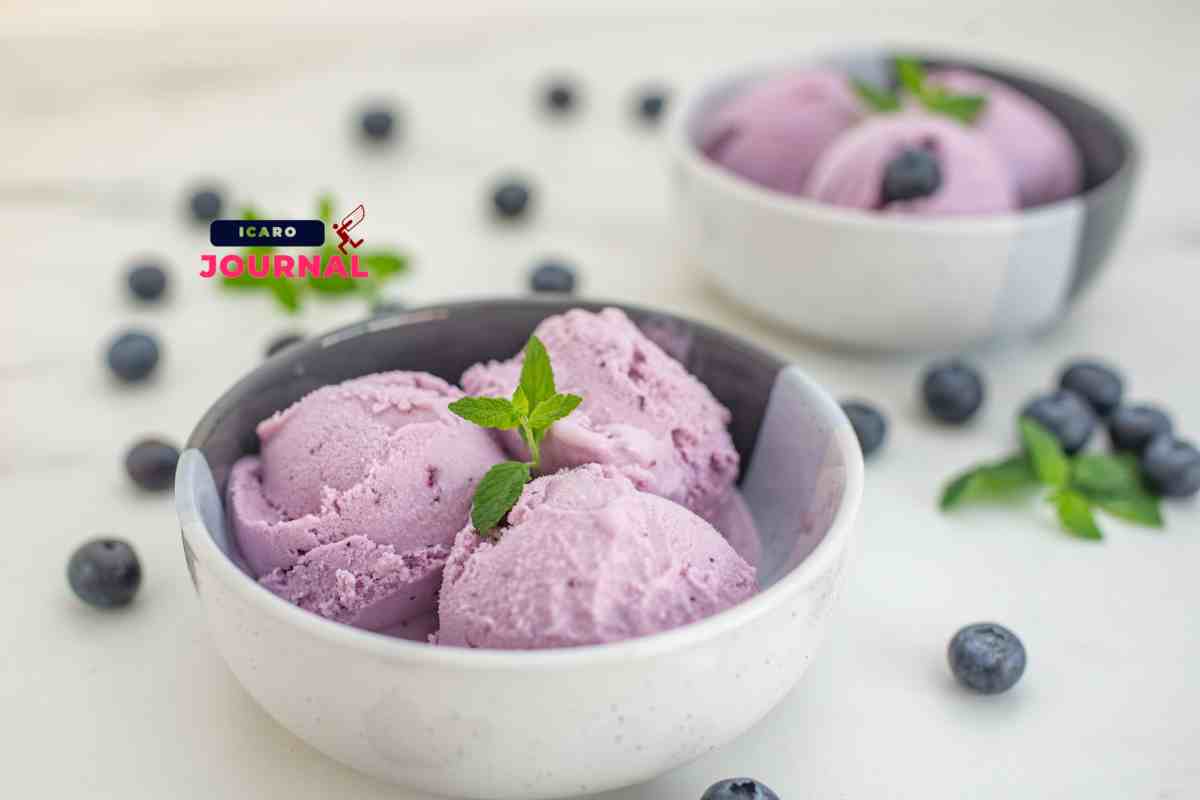 Gelato ai mirtilli - IcaroJournal