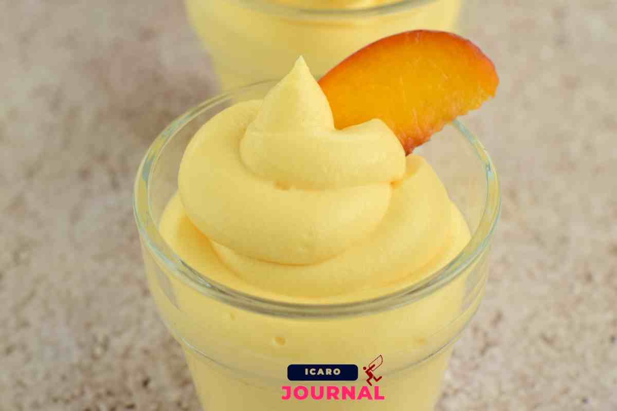 Mousse alla pesca - IcaroJournal