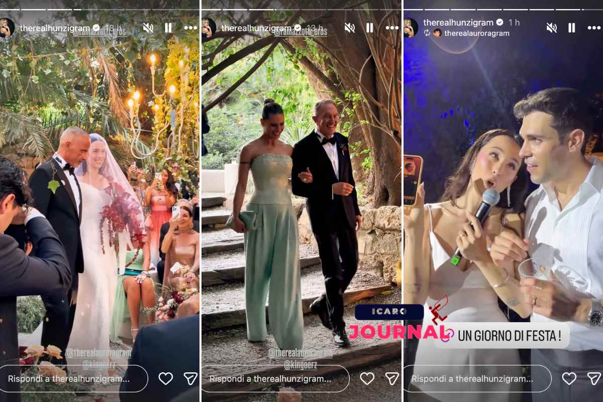 Aurora Ramazzotti e Goffredo Cerza matrimonio - IcaroJournal