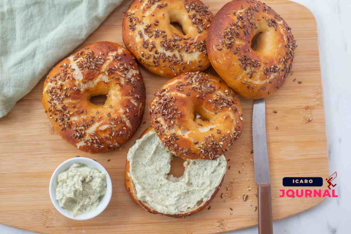 Bagels in 4 mosse -IcaroJournal
