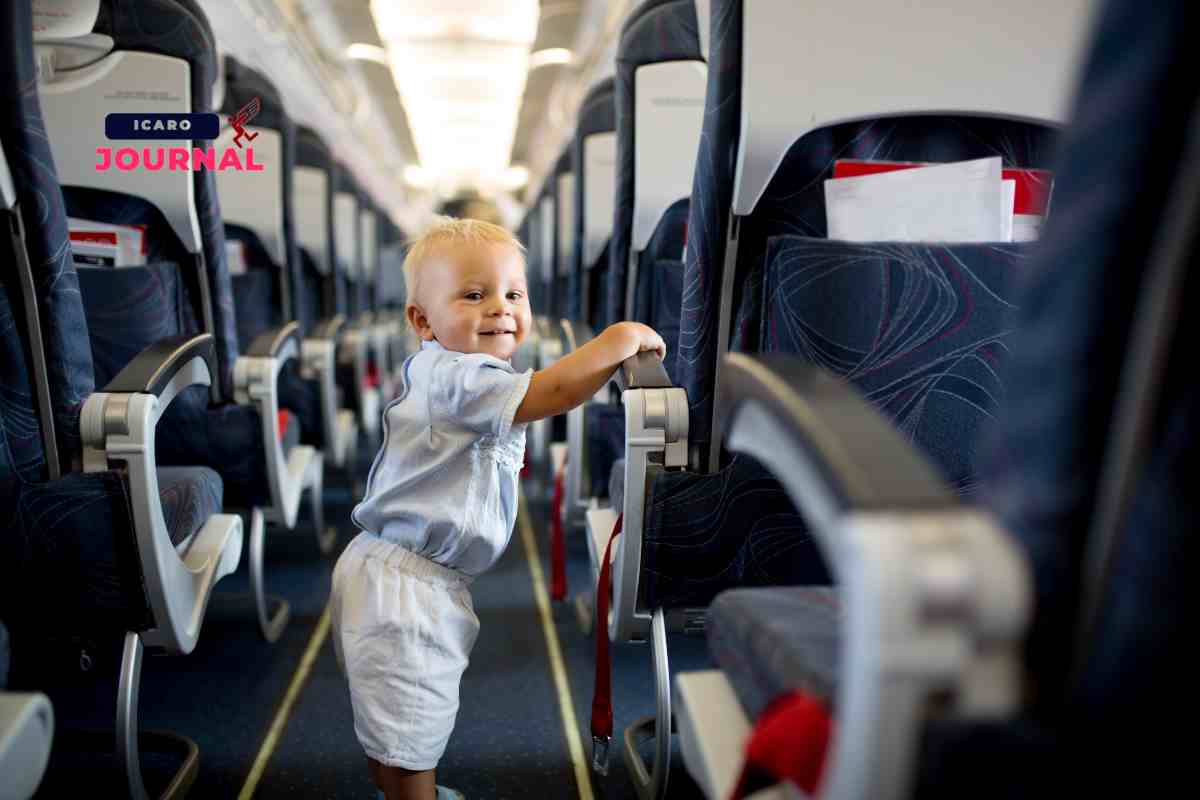 Bambino in aereo come non farlo annoiare - IcaroJournal