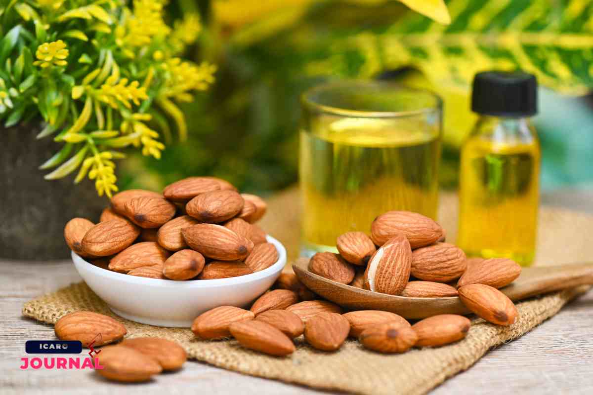 Olio di mandorle dolci nei capelli - IcaroJournal