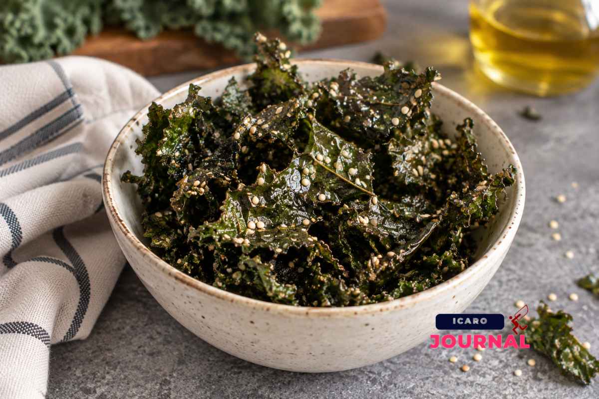 Chips di foglie di cavolo nero - IcaroJournal