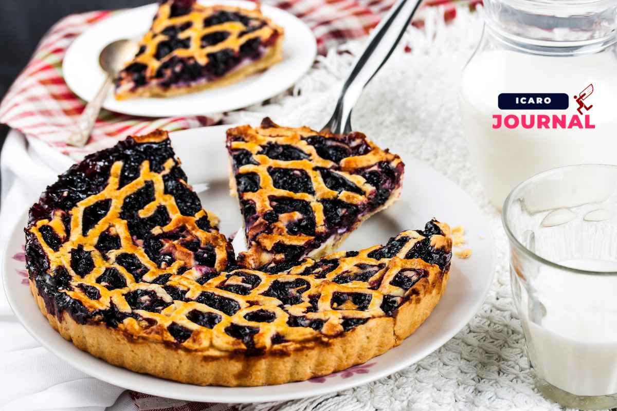 Crostata con marmellata di mirtilli - IcaroJournal