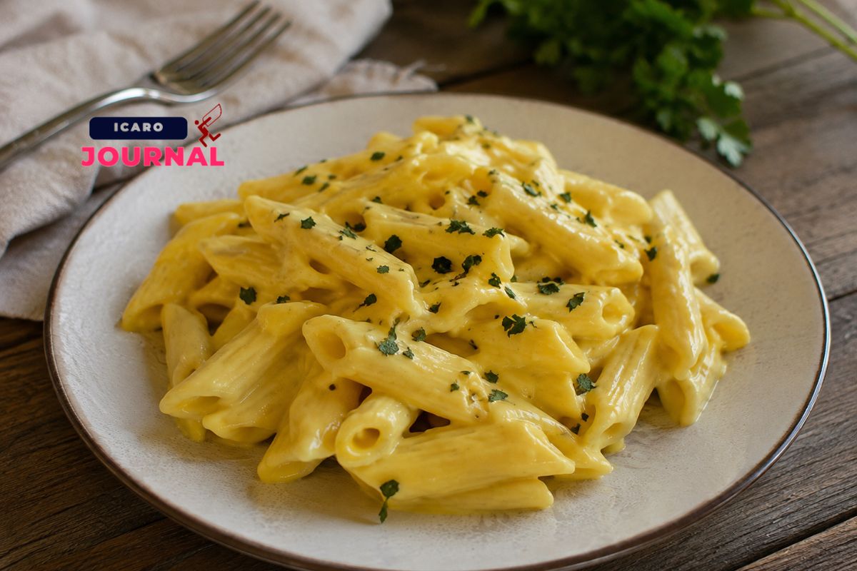 Pasta con crema di zafferano - IcaroJournal